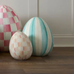 Aqua Stripe Medium Egg