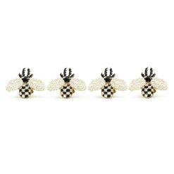 Bee Napkin Rings, Set of 4