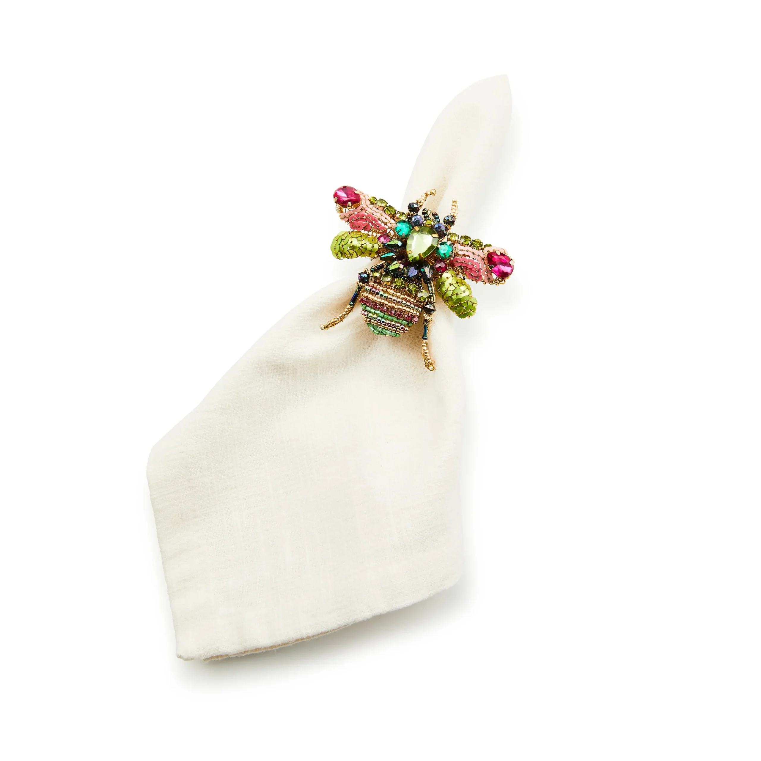 Beetle Napkin Rings, Set of 4