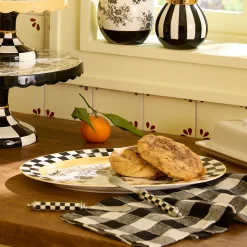 Bee Toile Oval Platter