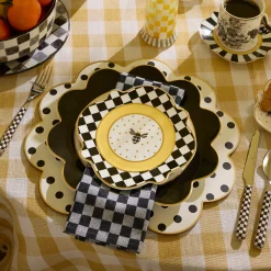Bee Toile Salad Plate
