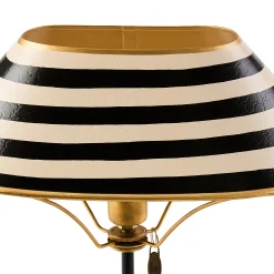 Black and White Library Lamp