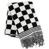 Black & White Check Throw