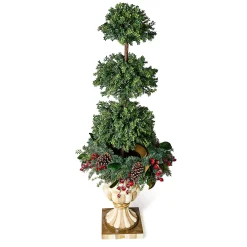 Boxwood Triple Ball Topiary Urn Filler