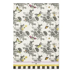 Butterfly Toile Printed Dish Towel