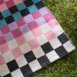 Calypso Checked 5' x 8' Indoor/Outdoor Rug