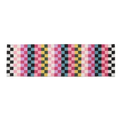 Calypso Checked 2'6" x 8' Indoor/Outdoor Runner