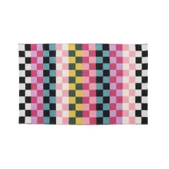 Calypso Checked 3' x 5' Indoor/Outdoor Rug