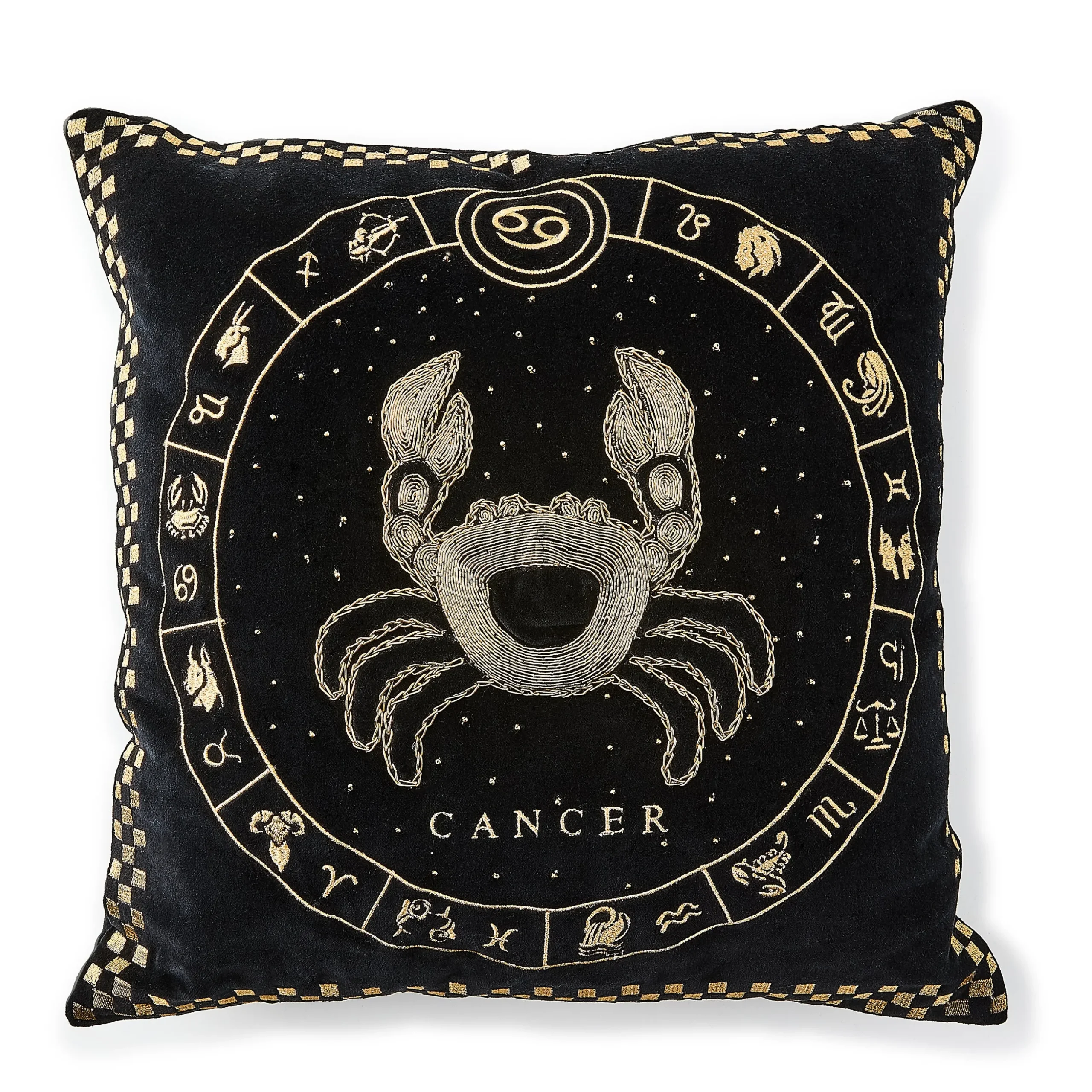Cancer Zodiac Throw Pillow