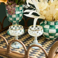 Carnival White Coupe Glass