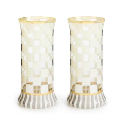 Carnival White Highball Glass, Set of 2