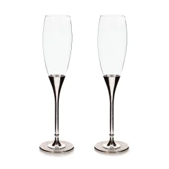 Celebrate Rosy Toasting Flutes, Set of 2