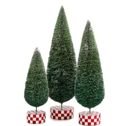 Check It Out Bottle Brush Trees, Set of 3