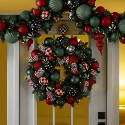 Check It Out Illuminated 26" Wreath