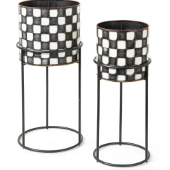 Check It Out Planters, Set of 2