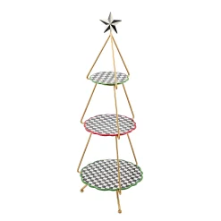 Check It Out Tree Tiered Plate Stand