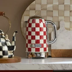 Cherry Check Electric Kettle