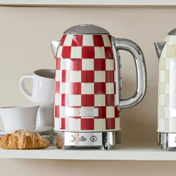 Cherry Check Electric Kettle