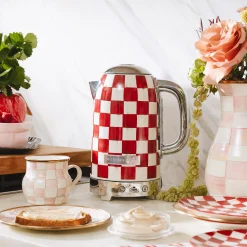 Cherry Check Electric Kettle