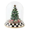 Christmas Tree Train Music Box Cloche