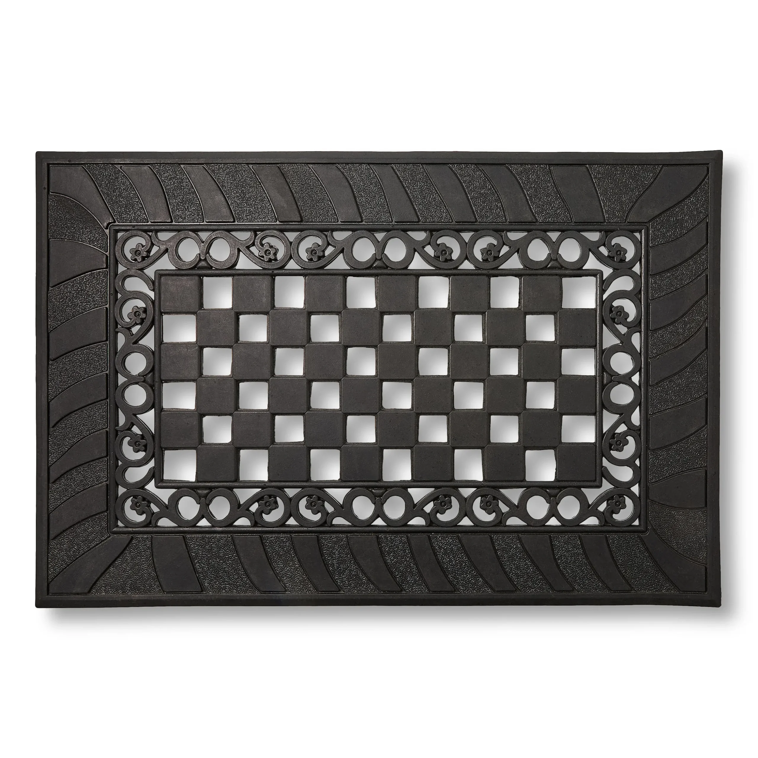 Classic Check Rubber Entrance Mat