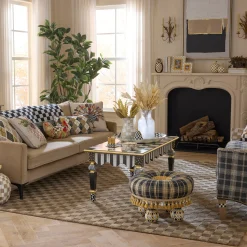 Cocoa Checkerboard 8' x 10' Rug