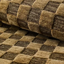 Cocoa Checkerboard 8' x 10' Rug