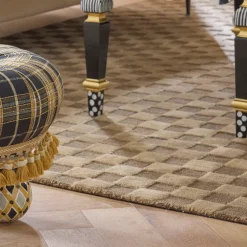 Cocoa Checkerboard 8' x 10' Rug