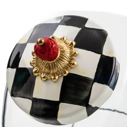 Cookie Jar with Courtly Check Lid