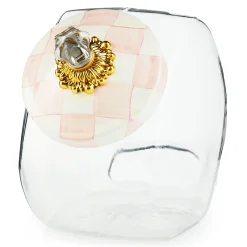 Cookie Jar with Rosy Check Lid