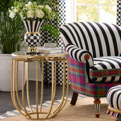 Courtly Basket Accent Table