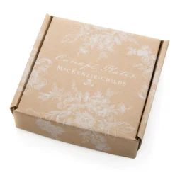 Courtly Check Appetizer Plates, Set of 4