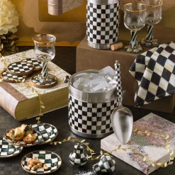 Courtly Check Appetizer Plates, Set of 4