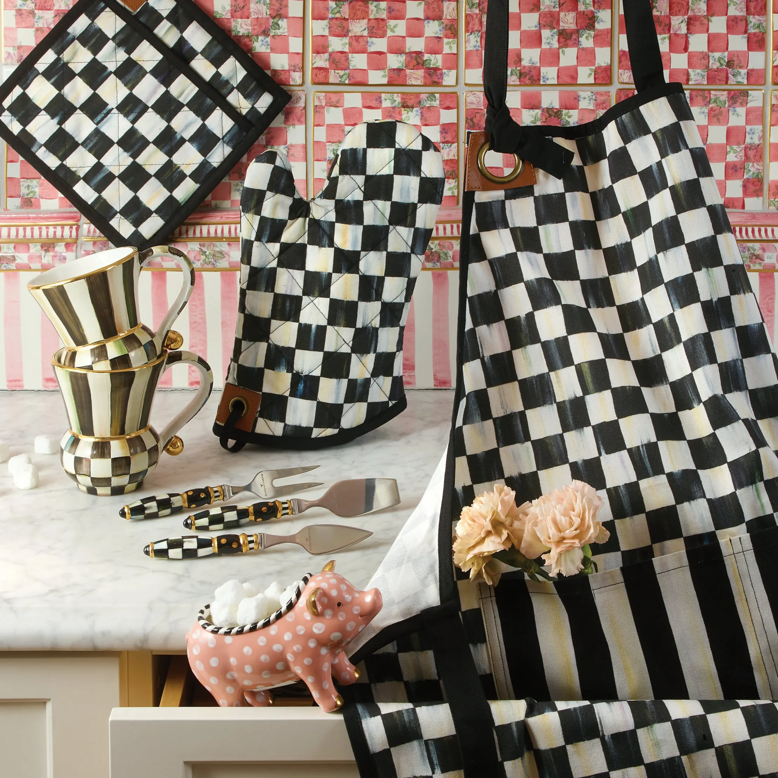 Courtly Check Bistro Oven Mitt