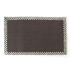 Courtly Check Black Sisal 3' x 5' Rug