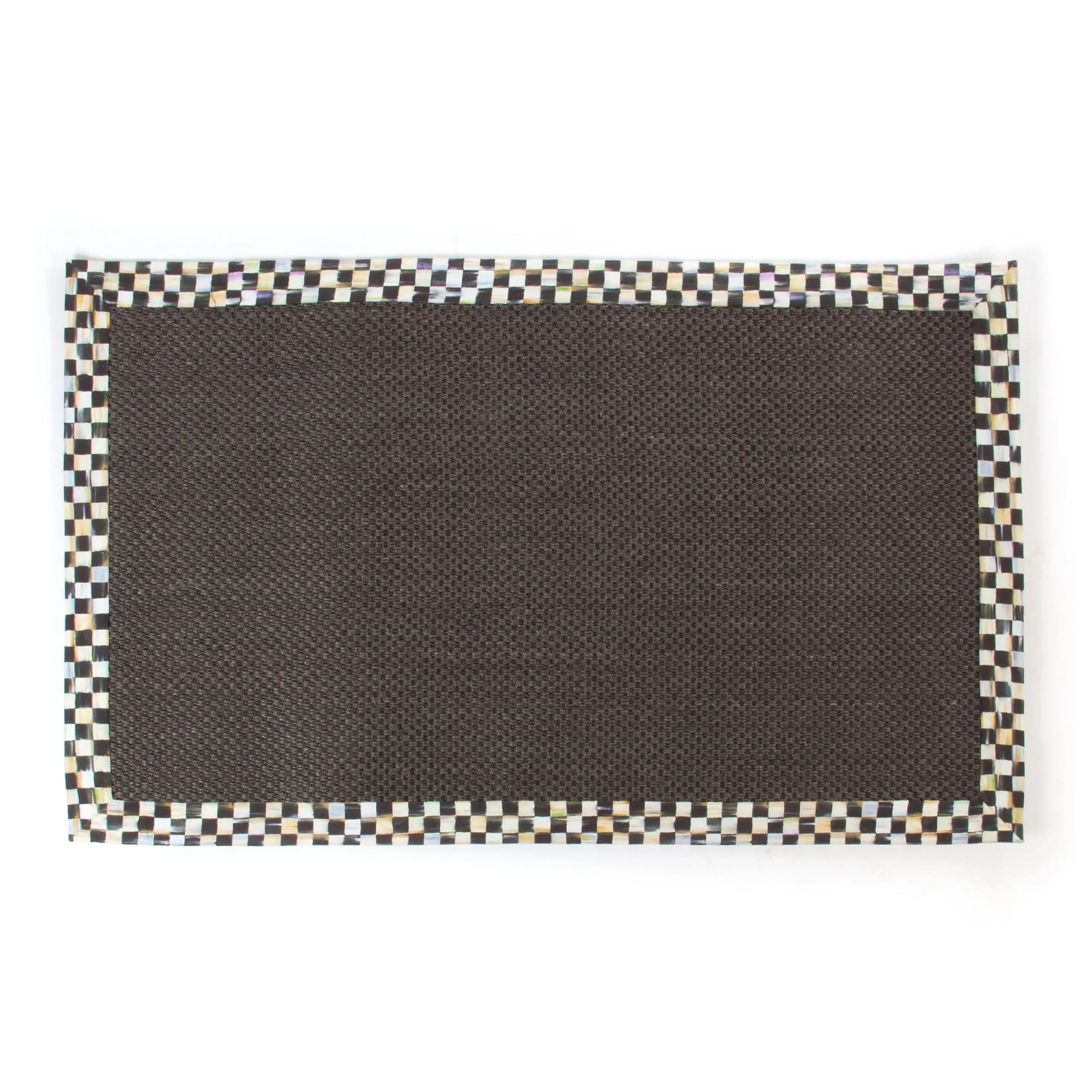 Courtly Check Black Sisal 3' x 5' Rug