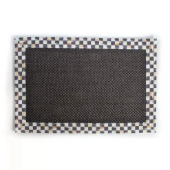 Courtly Check Black Sisal 2' x 3' Rug
