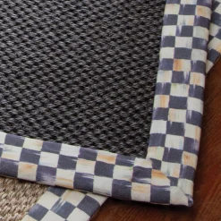 Courtly Check Black Sisal 2'6
