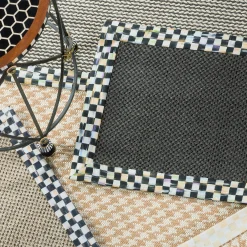 Courtly Check Black Sisal 2'6