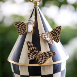 Courtly Check Butterfly Magnets, Set of 3