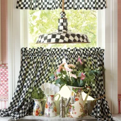 Courtly Check Cafe Valance