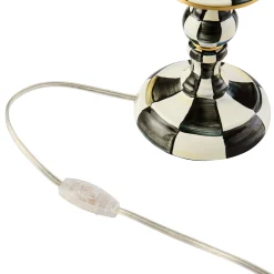 Courtly Check Candlestick Lamp