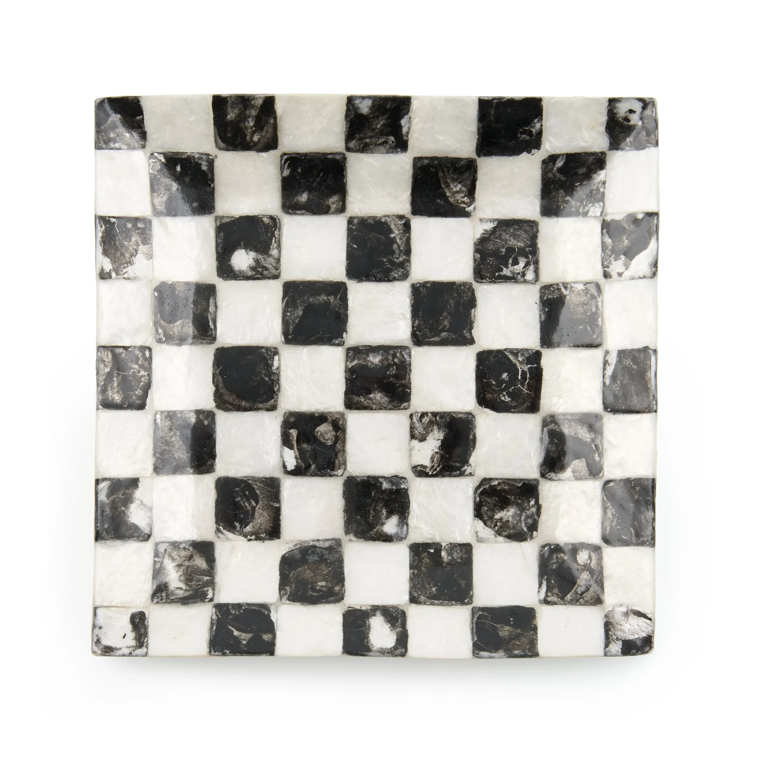 Courtly Check Capiz Catchall Tray