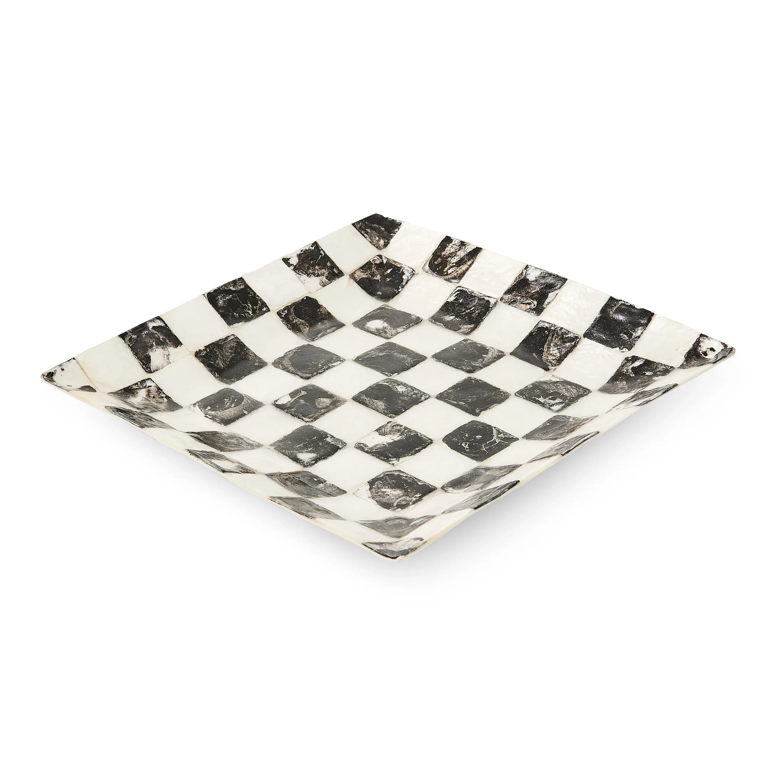 Courtly Check Capiz Catchall Tray