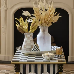 Courtly Check Capiz Decorative Bowl