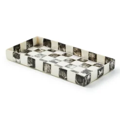 Courtly Check Capiz Vanity Tray