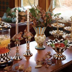 Courtly Check Ceramic Compote
