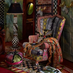 Courtly Check Ceramic Floor Lamp