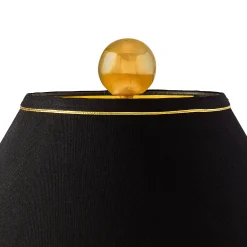 Courtly Check Ceramic Globe Lamp