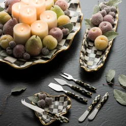 Courtly Check Ceramic Large Serving Platter